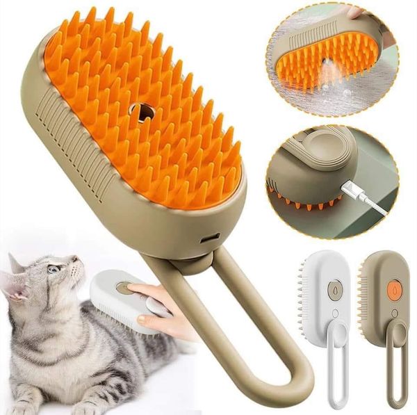 Electric Pet Grooming Rechargeable Brush