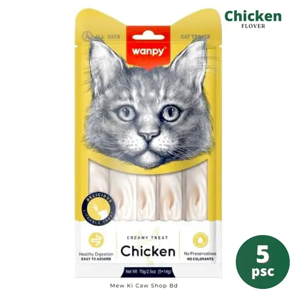 Wanpy Treat Chicken Flover 5 Psc