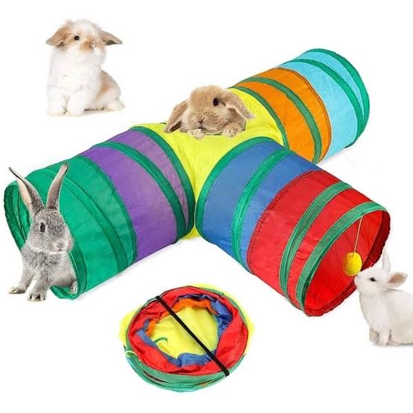 Tunnel Toy 3 Side For Pet