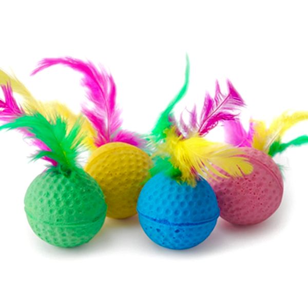 Premium Feather Ball Toy