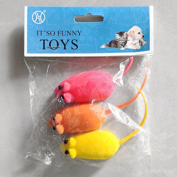 Mouse Rat Combo Toy 3 Psc