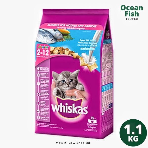 Whiskas Mother & Kitten Ocean Fish Flover 1.1KG