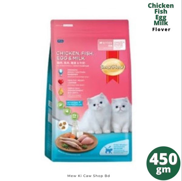 Smartheart Kitten Chicken Fish Egg Milk 450gm