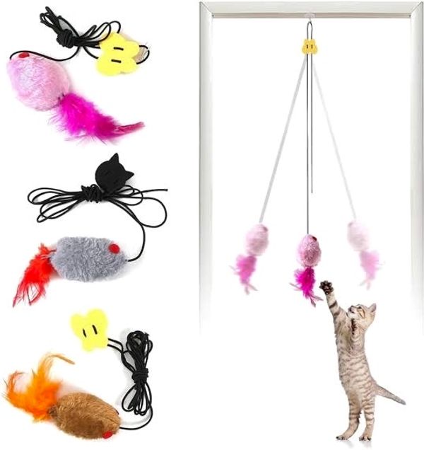 Hanging Mouse Cat Toy