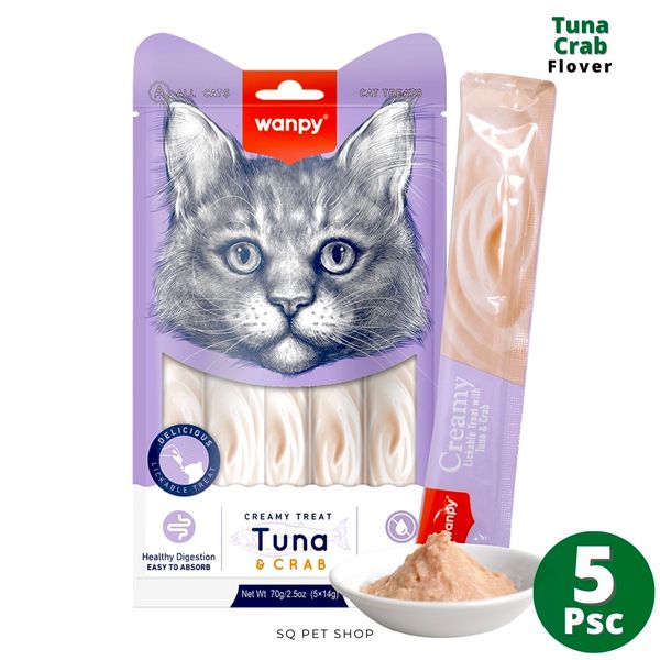 Wanpy Treat Tuna & Crab Flover 5 Psc