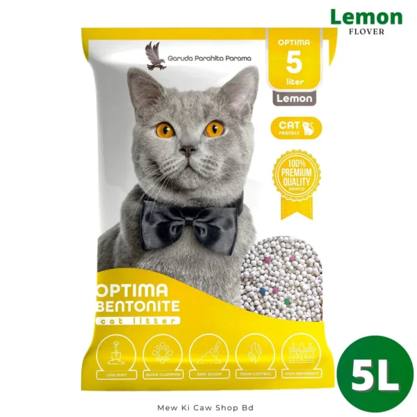 Optima Litter 5L Lemon Flover