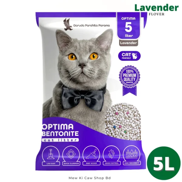 Optima Litter 5L Lavender Flover