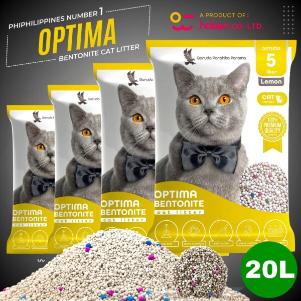 Optima Litter 20L Lemon Flover