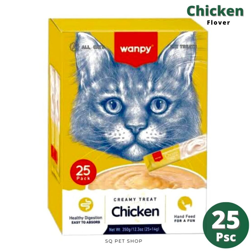 Wanpy Treat Full Box Chicken Flover 25 Psc