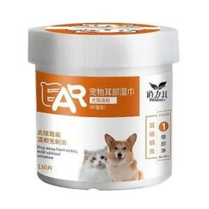 Pet Ear Tear Anti-Bacteriya Cleaning Wipes 120 Psc Pack