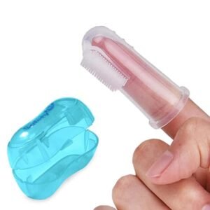 Silicon Finger Cat Teeth Brush With Premium Box