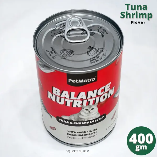 Petmetro Can Tuna & Shrimp Flover 400gm