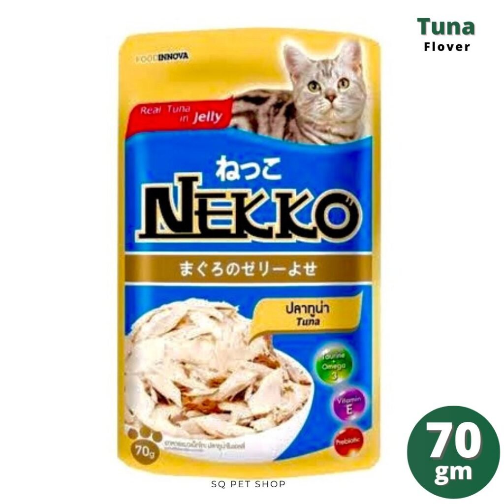 Nekko Adult Pouch Topping Tuna Flover 70gm