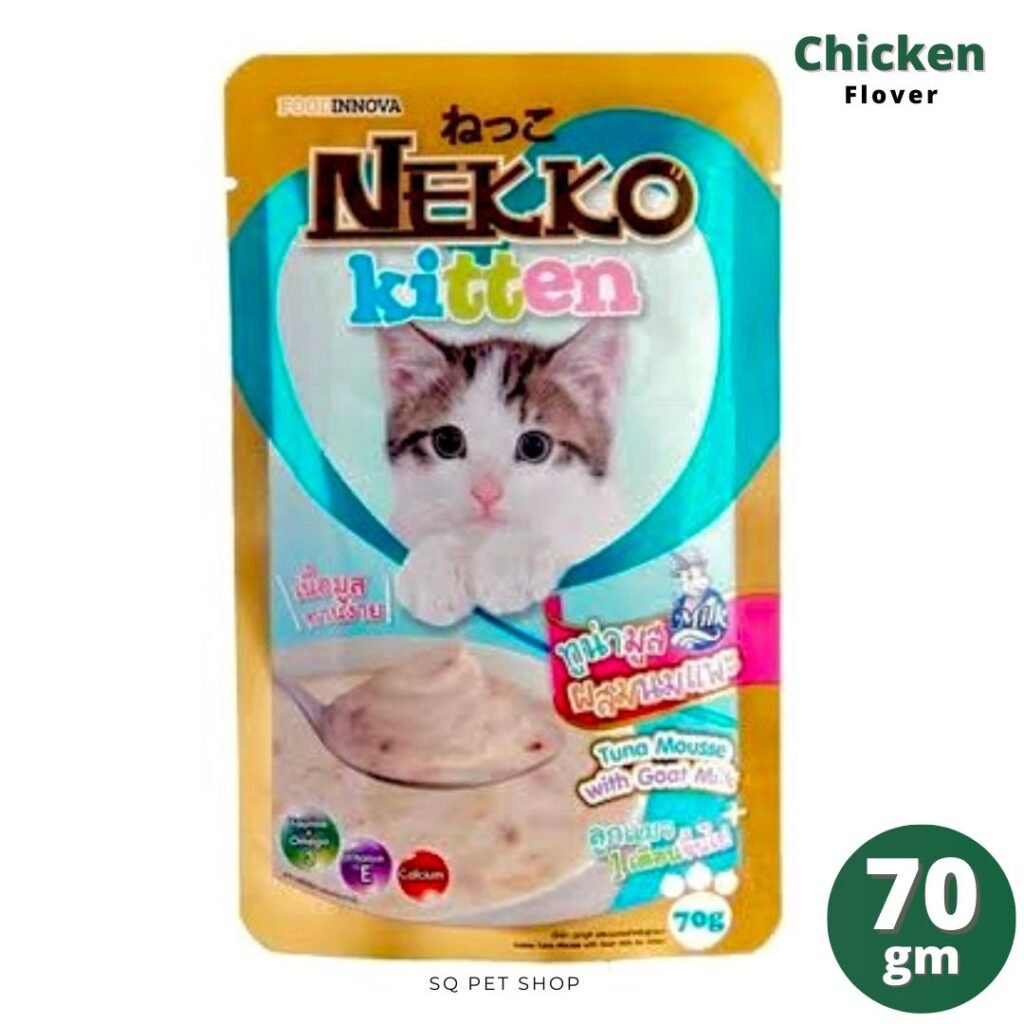 Nekko Kitten Pouch Chicken Mousse Flover 70gm