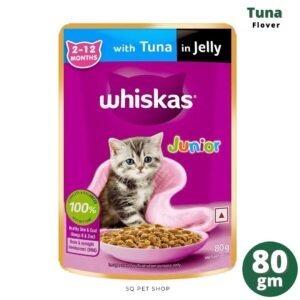 Whiskas Kitten Jelly Pouch Tuna Flover 80gm